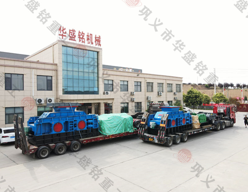 水泥廢料用什么破碎好？就用液壓對輥制砂機