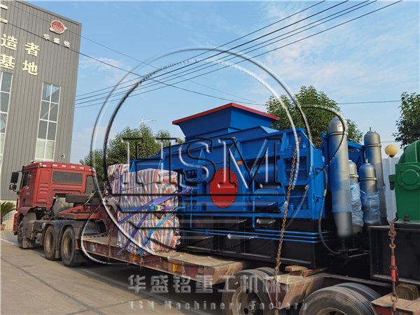2PG1800x1000型全液壓對輥制砂機(jī)發(fā)往重慶江北區(qū)